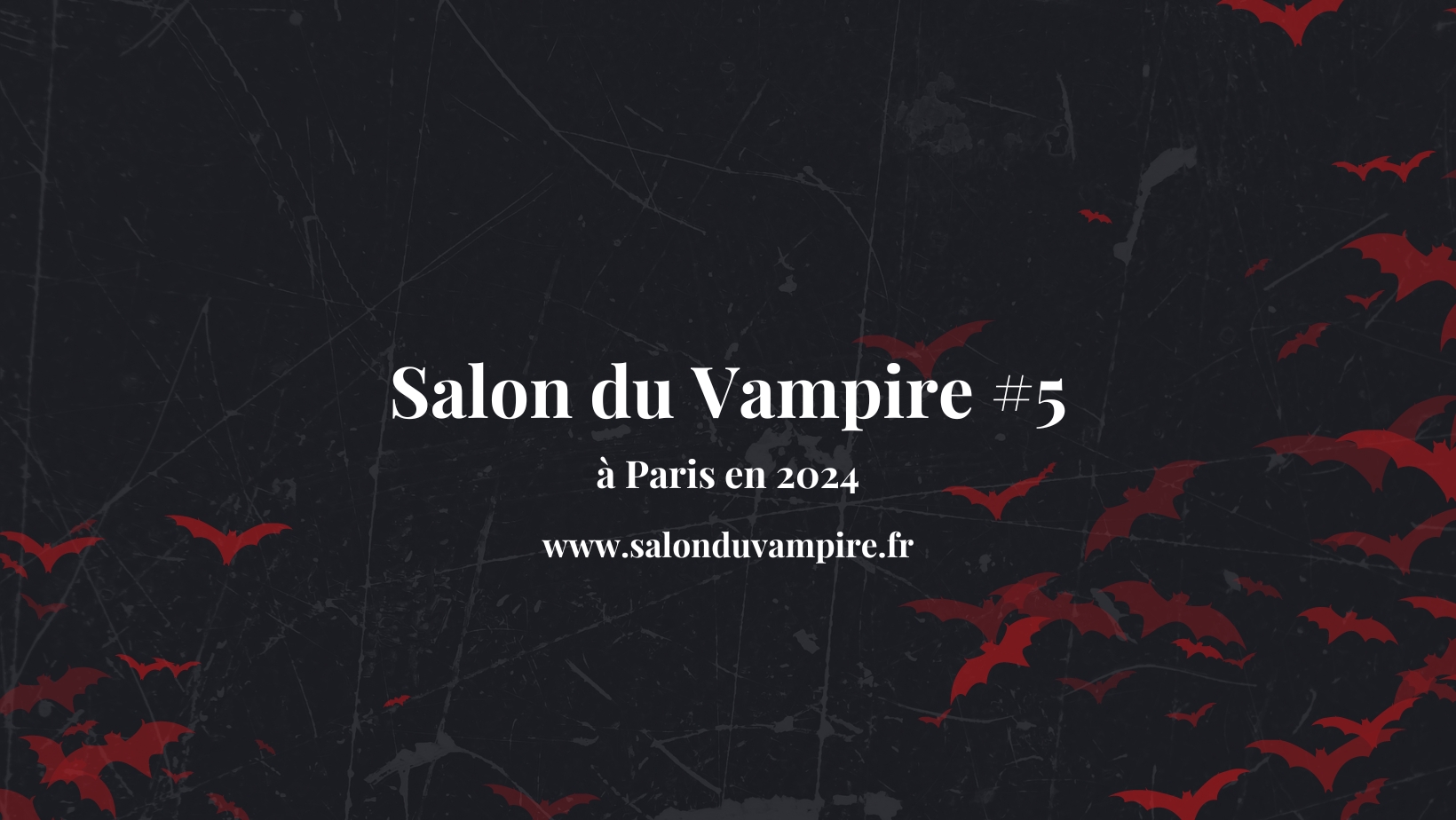 Les conférences du Salon du Vampire 2024 !